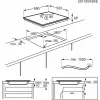Elektrinė indukcinė kaitlentė Electrolux Serie 300 LIB60420CK, juoda, įmontuojama, 59 cm, 4 zonos