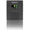 Nepertraukiamo maitinimo šaltinis QOLTEC 53770, linijinis interaktyvus UPS 1,5 kVA (900 W), 2 C13 lizdai, AVR, LCD, USB-B