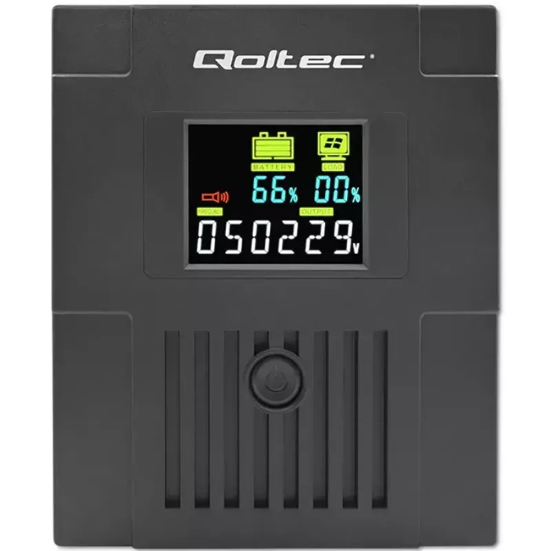 Nepertraukiamo maitinimo šaltinis Qoltec 53771 2 kVA 1200 W 2 AC lizdai