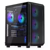 Korpusas ENDORFY Arx 500 ARGB ATX Juodas — grūdintas stiklas, ARGB, ATX, maks. GPU 350 mm, aušintuvo aukštis 179 mm, 7 išplėtimo lizdai