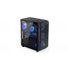Korpusas ENDORFY Arx 500 ARGB ATX Juodas — grūdintas stiklas, ARGB, ATX, maks. GPU 350 mm, aušintuvo aukštis 179 mm, 7 išplėtimo lizdai