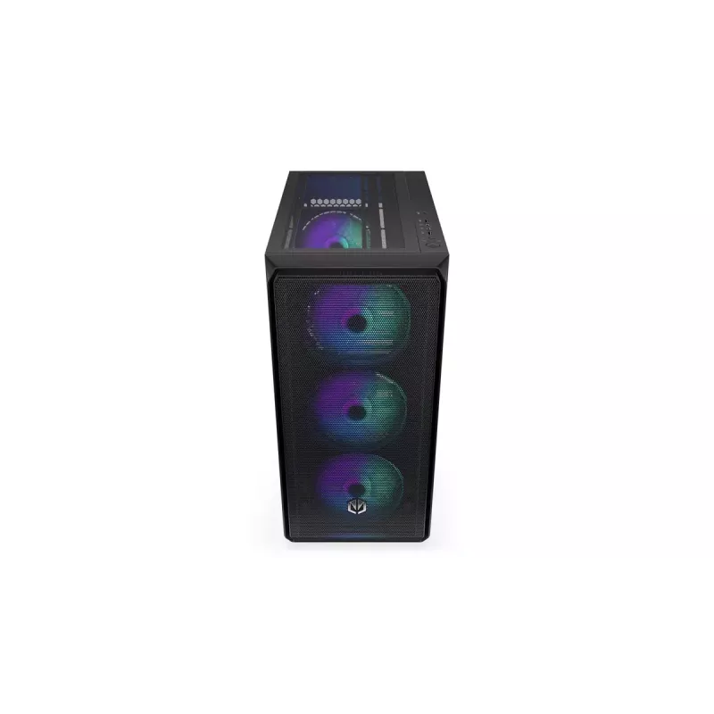 Korpusas ENDORFY Arx 500 ARGB ATX Juodas — grūdintas stiklas, ARGB, ATX, maks. GPU 350 mm, aušintuvo aukštis 179 mm, 7 išplėtimo lizdai