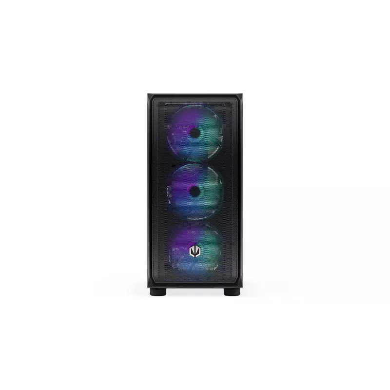 Korpusas ENDORFY Arx 500 ARGB ATX Juodas — grūdintas stiklas, ARGB, ATX, maks. GPU 350 mm, aušintuvo aukštis 179 mm, 7 išplėtimo lizdai