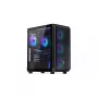 Korpusas ENDORFY Arx 500 ARGB ATX Juodas — grūdintas stiklas, ARGB, ATX, maks. GPU 350 mm, aušintuvo aukštis 179 mm, 7 išplėtimo lizdai