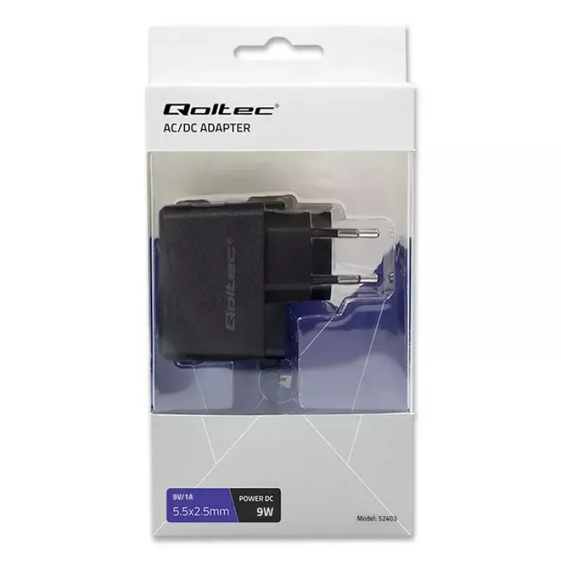 Maitinimo adapteris Qoltec 52403 9W juodas 220-240V