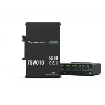 TELTONIKA TSW010 nevaldomas 5 prievadų Ethernet jungiklis