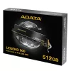 SSD M.2 2280 ADATA LEGEND 900 512 GB PCIe 4.0 NVMe 7000/5400 MB/s, TBW 1200, AES šifravimas