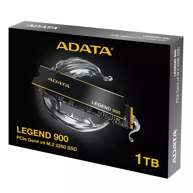 Vidinis M.2 SSD ADATA LEGEND 900 1TB PCIe 4.0 NVMe (2280) 7000/5400 MB/s, 3D NAND, TBW 1200