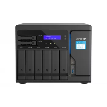 QNAP TS-855X SAN bokštinis Intel Atom® C5125 8 GB DDR4 0 TB QNAP QTS juodas