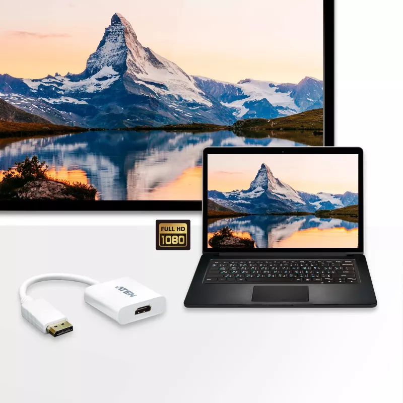 ATEN DisplayPort į HDMI keitiklis, iki 1080p