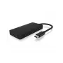 ICY BOX IB-HUB1429-CPD USB 3.2 Gen 2 (3.1 Gen 2) Type-C 10000 Mbit/s Juodas