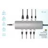 i-tec USB-C Metal Nano 2x Display Dock stotelė su Power Delivery 100 W