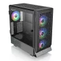 PC korpusas THERMALTAKE Ceres 500 TG ARGB Midi Tower Juodas — Grūdintas stiklas, EATX, 3x140mm priekyje, USB-C