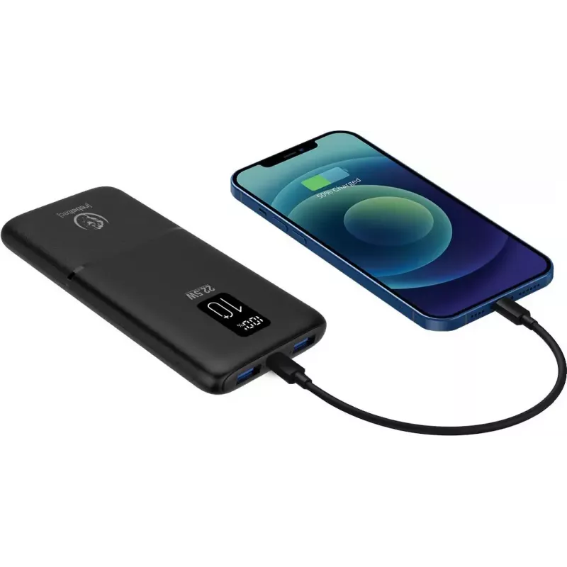 Nešiojamas power bankas Rebeltec P10 LCDPD 10 000 mAh