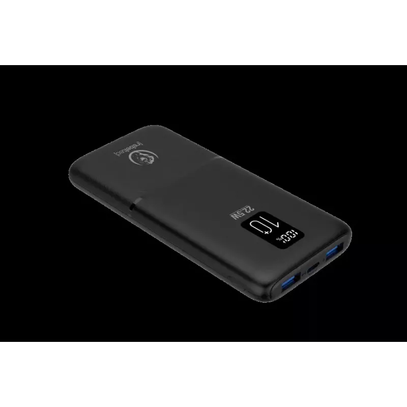 Nešiojamas power bankas Rebeltec P10 LCDPD 10 000 mAh