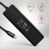 USB-C kelionių centras Axagon HUE-C1C, 4x USB 5Gbps, USB-C maitinimo įvadas, 19 cm kabelis