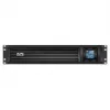 APC Smart-UPS C linijinis interaktyvus 2000VA, 2U stelažinis, 230V, 6x IEC C13, USB ir nuoseklioji sąsaja, AVR, grafinis LCD