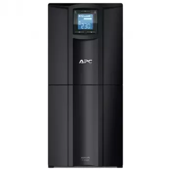 APC Smart-UPS C, linijinė sąveika, 3 kVA, bokštas, 230 V, 8x IEC C13 + 1x IEC C19 lizdai, USB ir nuoseklioji sąsaja, AVR, grafinis LCD