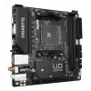 GIGABYTE A520I AC pagrindinė plokštė – palaiko AMD Ryzen 5000 serijos AM4 procesorius, 6 fazių skaitmeninis VRM, iki 5300MHz DDR4 (OC), 1xPCIe 3.0 M.2, Wi-Fi, GbE LAN, USB 3.2 Gen1