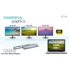 i-tec USB-C Metal Ergonomic 3x 4K Display Dock su 100 W įkrovimu ir 100 W įkrovikliu