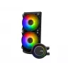 MSI MAG Coreliquid E240 skysčio aušinimo komplektas, 240 mm radiatorius, 2x 120 mm ventiliatoriai, juoda