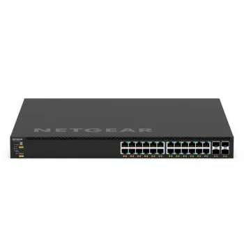 NETGEAR GSM4328-100AJS Valdomas L3 Gigabit Ethernet (10/100/1000) su PoE 1U juodas