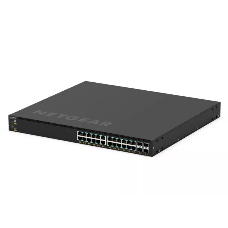 NETGEAR GSM4328-100AJS Valdomas L3 Gigabit Ethernet (10/100/1000) su PoE 1U juodas