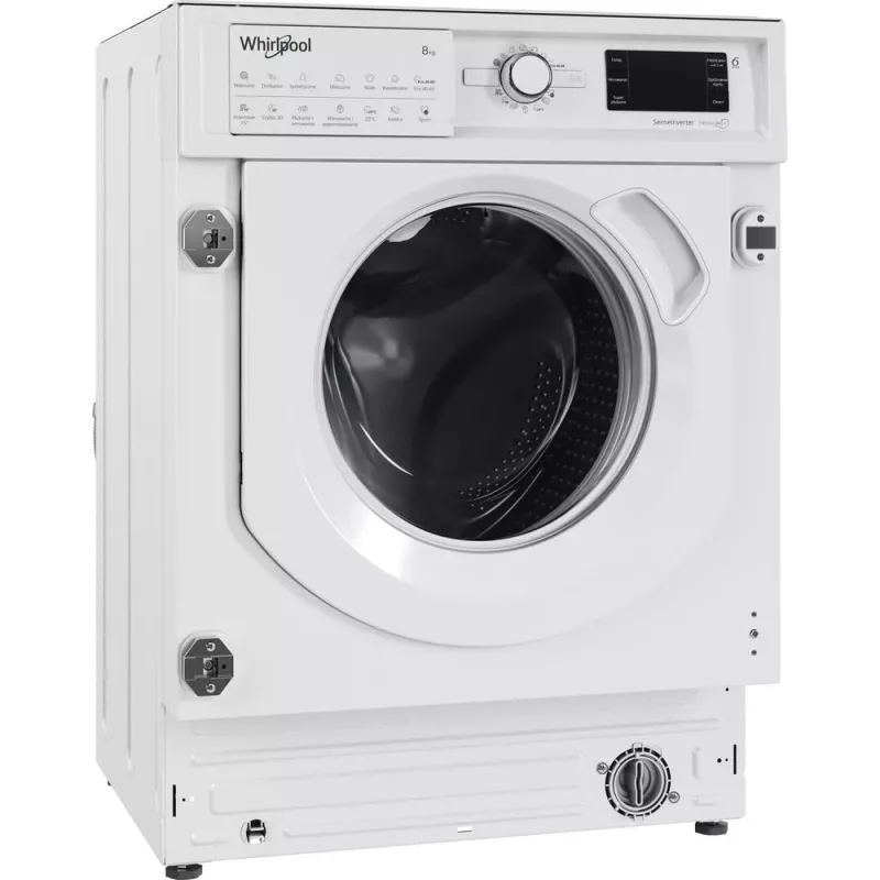 Įmontuojama skalbimo mašina Whirlpool BI WMWG 81485 PL, 8 kg, 1400 aps./min., balta