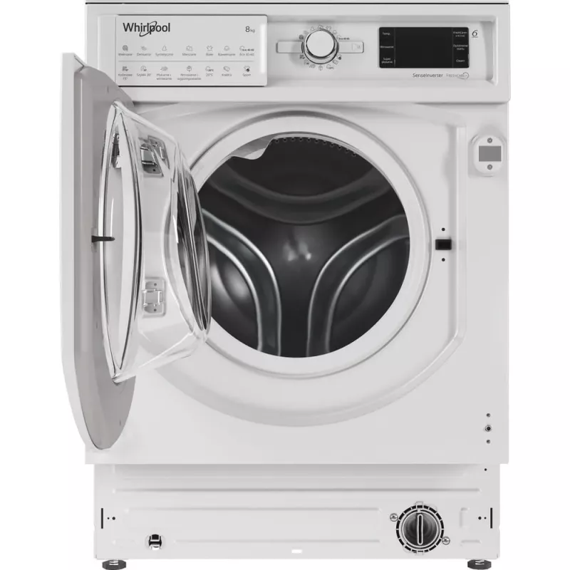 Įmontuojama skalbimo mašina Whirlpool BI WMWG 81485 PL, 8 kg, 1400 aps./min., balta