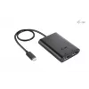 i-tec USB-C Dual 4K DisplayPort vaizdo adapteris