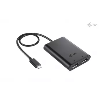 i-tec USB-C Dual 4K DisplayPort vaizdo adapteris