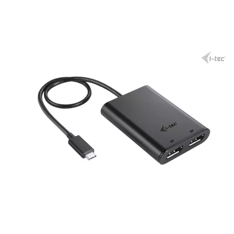 i-tec USB-C Dual 4K DisplayPort vaizdo adapteris
