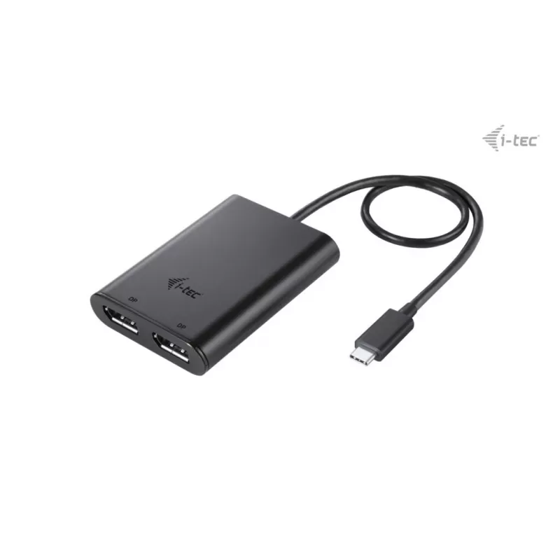 i-tec USB-C Dual 4K DisplayPort vaizdo adapteris