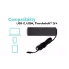 Universalus įkroviklis i-tec USB-C PD 3.0 100W Juodas