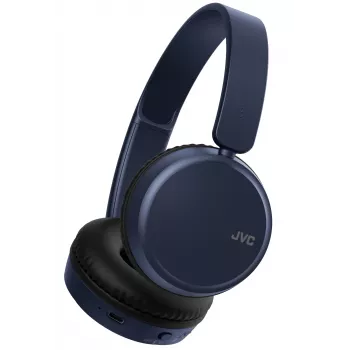 Belaidės ausinės ant galvos JVC HA-S36W-A-U mėlynos – Bluetooth 5.2, 35 h veikimo laikas, įmontuotas mikrofonas