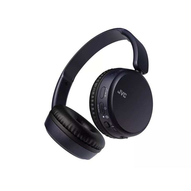 Belaidės ausinės ant galvos JVC HA-S36W-A-U mėlynos – Bluetooth 5.2, 35 h veikimo laikas, įmontuotas mikrofonas