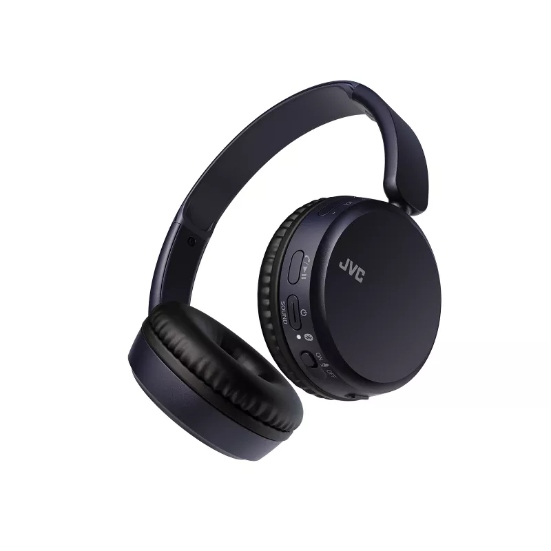 Belaidės ausinės ant galvos JVC HA-S36W-A-U mėlynos – Bluetooth 5.2, 35 h veikimo laikas, įmontuotas mikrofonas