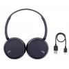 Belaidės ausinės ant galvos JVC HA-S36W-A-U mėlynos – Bluetooth 5.2, 35 h veikimo laikas, įmontuotas mikrofonas