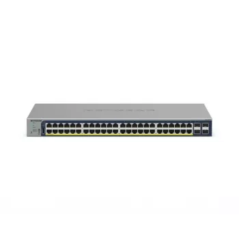NETGEAR GS728TP valdomas L2/L3/L4 Gigabit Ethernet (10/100/1000) jungiklis su PoE+ ir 4 SFP prievadais, pilka spalva