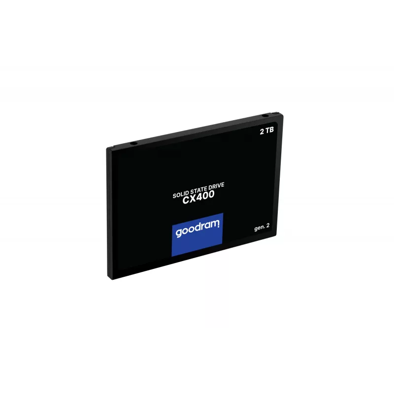 2,5 colio SATA III SSD GOODRAM CX400 2,05 TB (2048 GB) 3D NAND, Skaitymas 550 MB/s, Rašymas 500 MB/s, TBW 720, MTBF 2 000 000 h