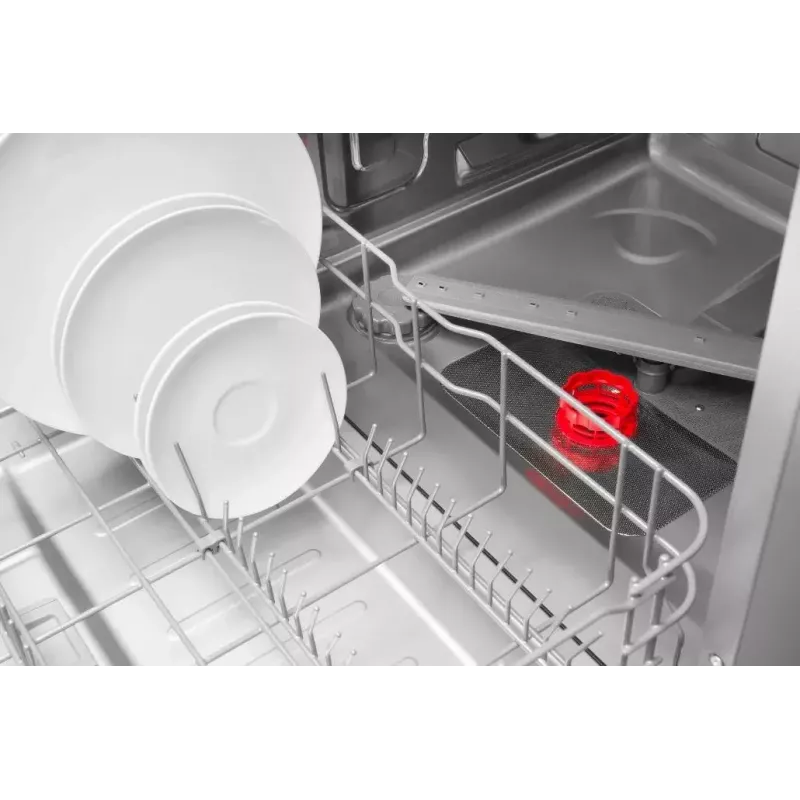 Laisvai pastatoma indaplovė AMICA DFM64C7EOQIH, 14 komplektų, Inox, 47 dB, energijos klasė C