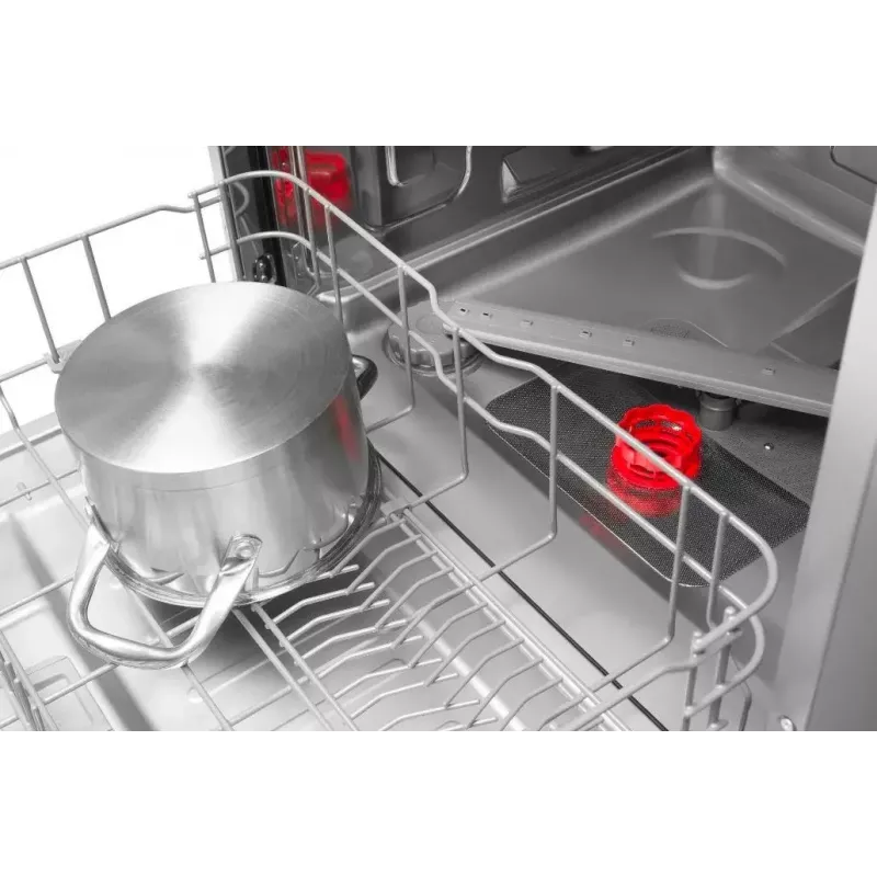 Laisvai pastatoma indaplovė AMICA DFM64C7EOQIH, 14 komplektų, Inox, 47 dB, energijos klasė C
