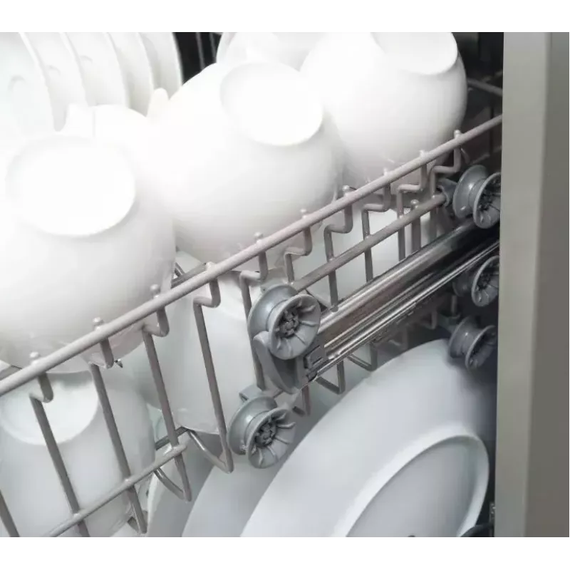 Laisvai pastatoma indaplovė AMICA DFM64C7EOQIH, 14 komplektų, Inox, 47 dB, energijos klasė C