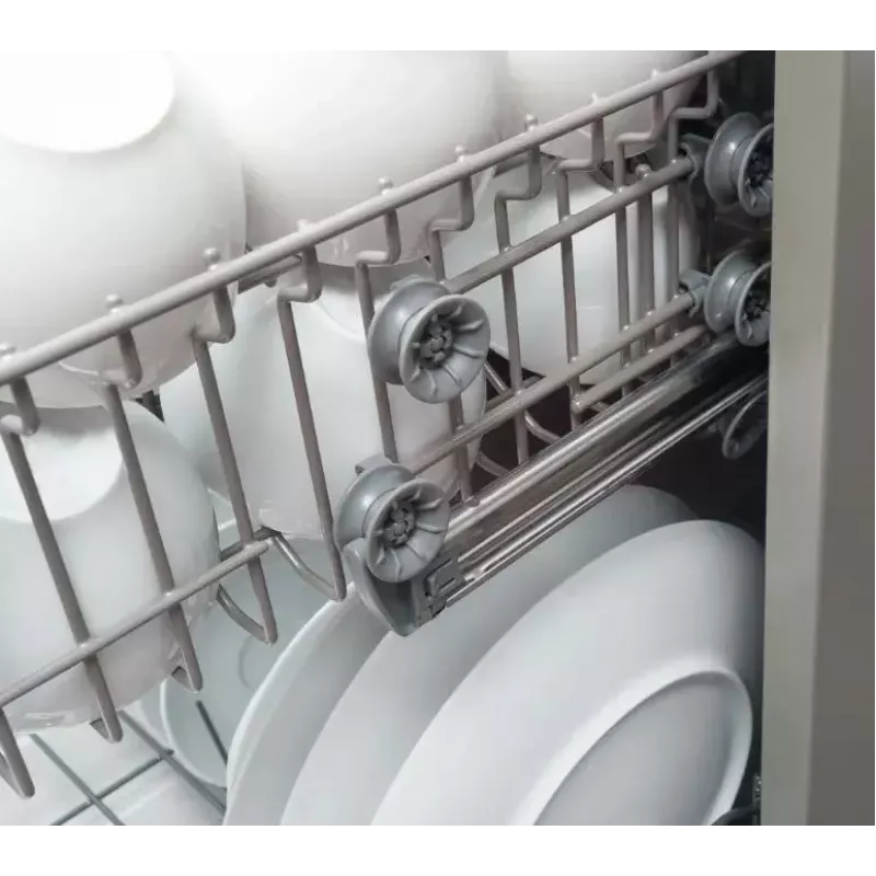 Laisvai pastatoma indaplovė AMICA DFM64C7EOQIH, 14 komplektų, Inox, 47 dB, energijos klasė C