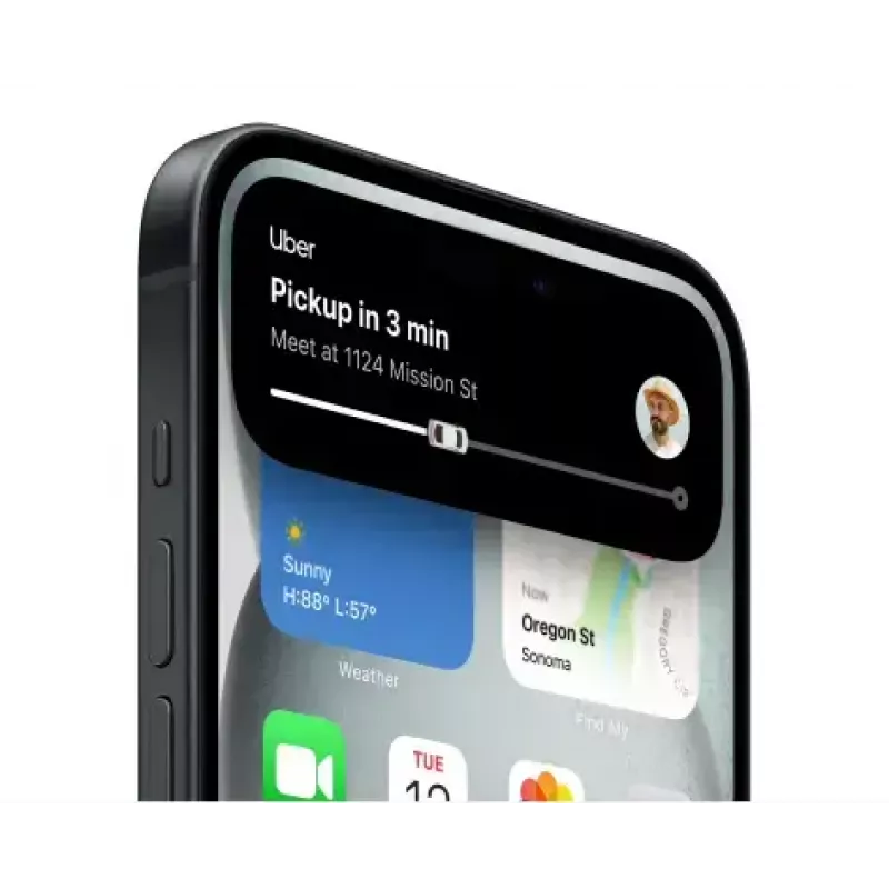 Išmanusis telefonas Apple iPhone 15 6,1 colio 256GB Juodas