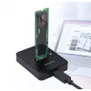 Gembird DD-U3M2 - SSD-Dockingstation - M.2 - M.2 Card (PCIe NVMe & SATA) - USB 3,2 (Gen 2) - Schwarz (DD-U3M2)