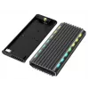 SSD dėklas GEMBIRD EE2280-U3C-03 juodas vienam M.2 diskui, USB 3.2 Gen 2 (10 Gbit/s), USB Type-C, aliuminis