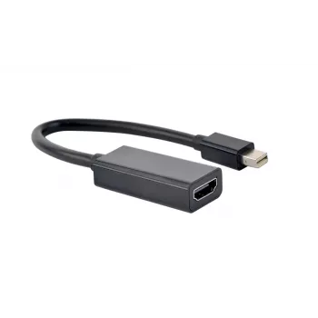 Mini DisplayPort į HDMI laidas Gembird A-MDPM-HDMIF4K-01 0.15 m, 4K, juodas