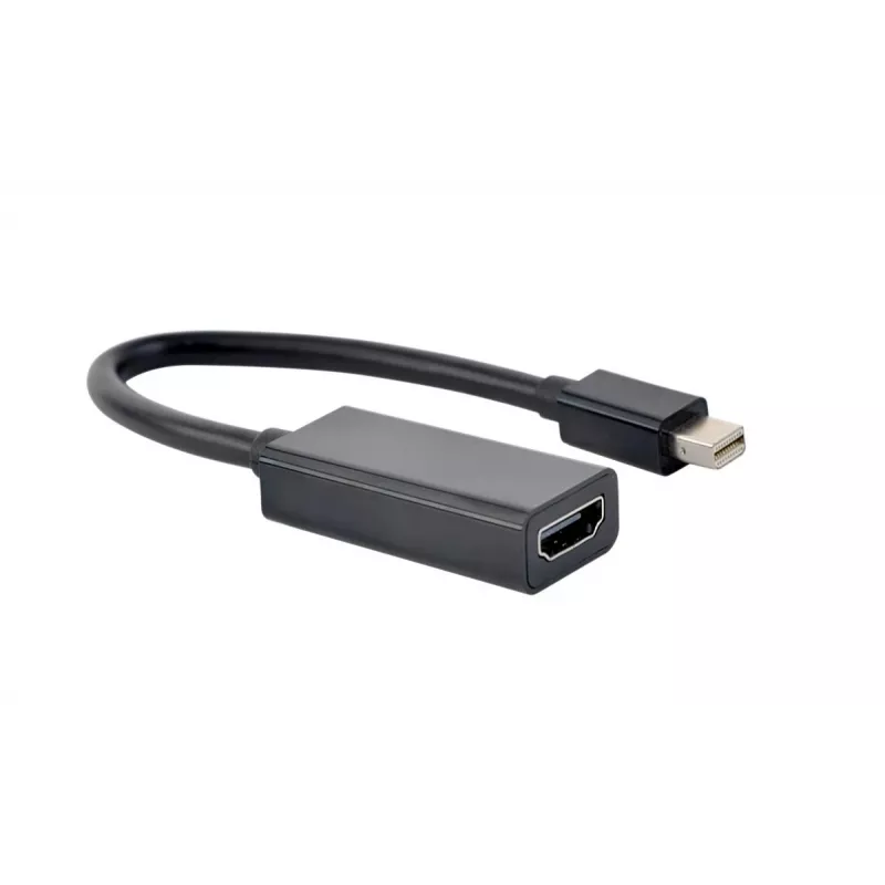 Mini DisplayPort į HDMI laidas Gembird A-MDPM-HDMIF4K-01 0.15 m, 4K, juodas