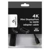 Mini DisplayPort į HDMI laidas Gembird A-MDPM-HDMIF4K-01 0.15 m, 4K, juodas